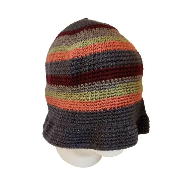 Bucket Hat multicolor handknit - Picture 4 of 5